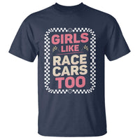 Racing Girl T Shirt Girls Like Race Cars Too - Wonder Print Shop