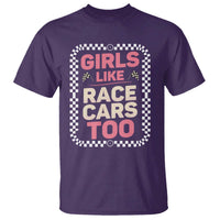 Racing Girl T Shirt Girls Like Race Cars Too - Wonder Print Shop