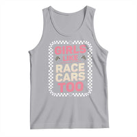 Racing Girl Tank Top Girls Like Race Cars Too - Wonder Print Shop