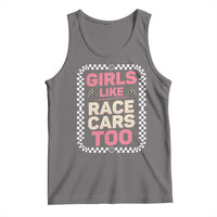 Racing Girl Tank Top Girls Like Race Cars Too - Wonder Print Shop