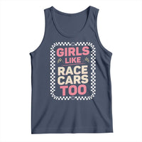 Racing Girl Tank Top Girls Like Race Cars Too - Wonder Print Shop