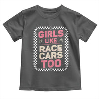 Racing Girl Toddler T Shirt Girls Like Race Cars Too - Wonder Print Shop