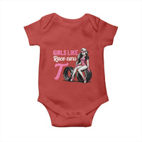 Racing Car Girl Baby Onesie Girls Like Race Cars Too - Wonder Print Shop