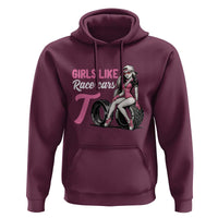 Racing Car Girl Hoodie Girls Like Race Cars Too - Wonder Print Shop