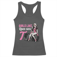 Racing Car Girl Racerback Tank Top Girls Like Race Cars Too - Wonder Print Shop