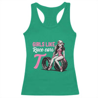Racing Car Girl Racerback Tank Top Girls Like Race Cars Too - Wonder Print Shop