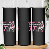 Racing Car Girl Skinny Tumbler Girls Like Race Cars Too