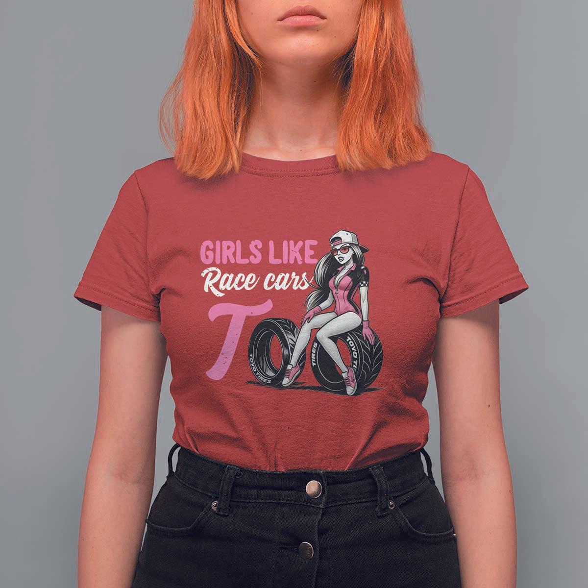 Racing Car Girl T Shirt For Women Girls Like Race Cars Too - Wonder Print Shop