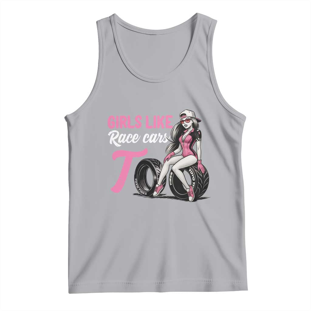 Racing Car Girl Tank Top Girls Like Race Cars Too - Wonder Print Shop