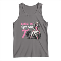 Racing Car Girl Tank Top Girls Like Race Cars Too - Wonder Print Shop