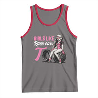 Racing Car Girl Tank Top Girls Like Race Cars Too - Wonder Print Shop