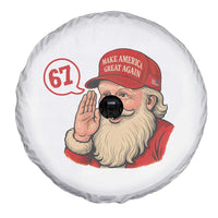 67 Six Seven Christmas Spare Tire Cover Santa MAGA Hat Xmas - Wonder Print Shop