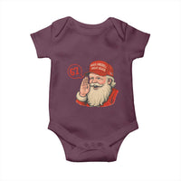 67 Six Seven Christmas Baby Onesie Santa MAGA Hat Xmas - Wonder Print Shop