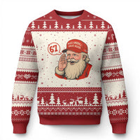 67 Six Seven Xmas Ugly Christmas Sweater Santa MAGA Hat Xmas - Wonder Print Shop