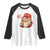 67 Six Seven Christmas Raglan Shirt Santa MAGA Hat Xmas - Wonder Print Shop