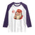 67 Six Seven Christmas Raglan Shirt Santa MAGA Hat Xmas - Wonder Print Shop