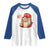 67 Six Seven Christmas Raglan Shirt Santa MAGA Hat Xmas - Wonder Print Shop