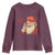 67 Six Seven Christmas Youth Sweatshirt Santa MAGA Hat Xmas - Wonder Print Shop