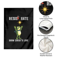 Resist Frog Garden Flag Christian HIV Awareness Red Ribbon - Wonder Print Shop