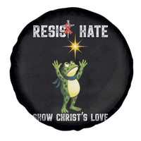 Resist Frog Spare Tire Cover Christian HIV Awareness Red Ribbon - Wonder Print Shop