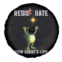 Resist Frog Spare Tire Cover Christian HIV Awareness Red Ribbon - Wonder Print Shop