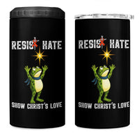 Resist Frog 4 in 1 Can Cooler Tumbler Christian HIV Awareness Red Ribbon - Wonder Print Shop