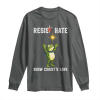 Resist Frog Long Sleeve Shirt Christian HIV Awareness Red Ribbon - Wonder Print Shop
