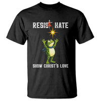 Resist Frog T Shirt Christian HIV Awareness Red Ribbon - Wonder Print Shop