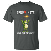 Resist Frog T Shirt Christian HIV Awareness Red Ribbon - Wonder Print Shop