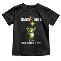 Resist Frog Toddler T Shirt Christian HIV Awareness Red Ribbon - Wonder Print Shop