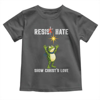 Resist Frog Toddler T Shirt Christian HIV Awareness Red Ribbon - Wonder Print Shop