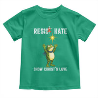 Resist Frog Toddler T Shirt Christian HIV Awareness Red Ribbon - Wonder Print Shop
