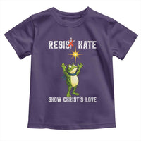 Resist Frog Toddler T Shirt Christian HIV Awareness Red Ribbon - Wonder Print Shop