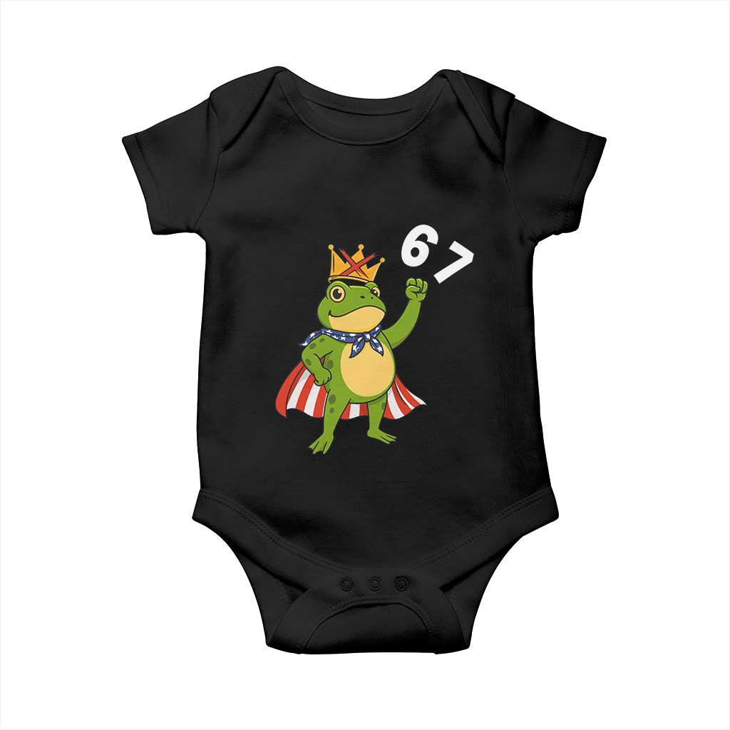 Resist Frog Baby Onesie Super American 67 Six Seven Meme - Wonder Print Shop
