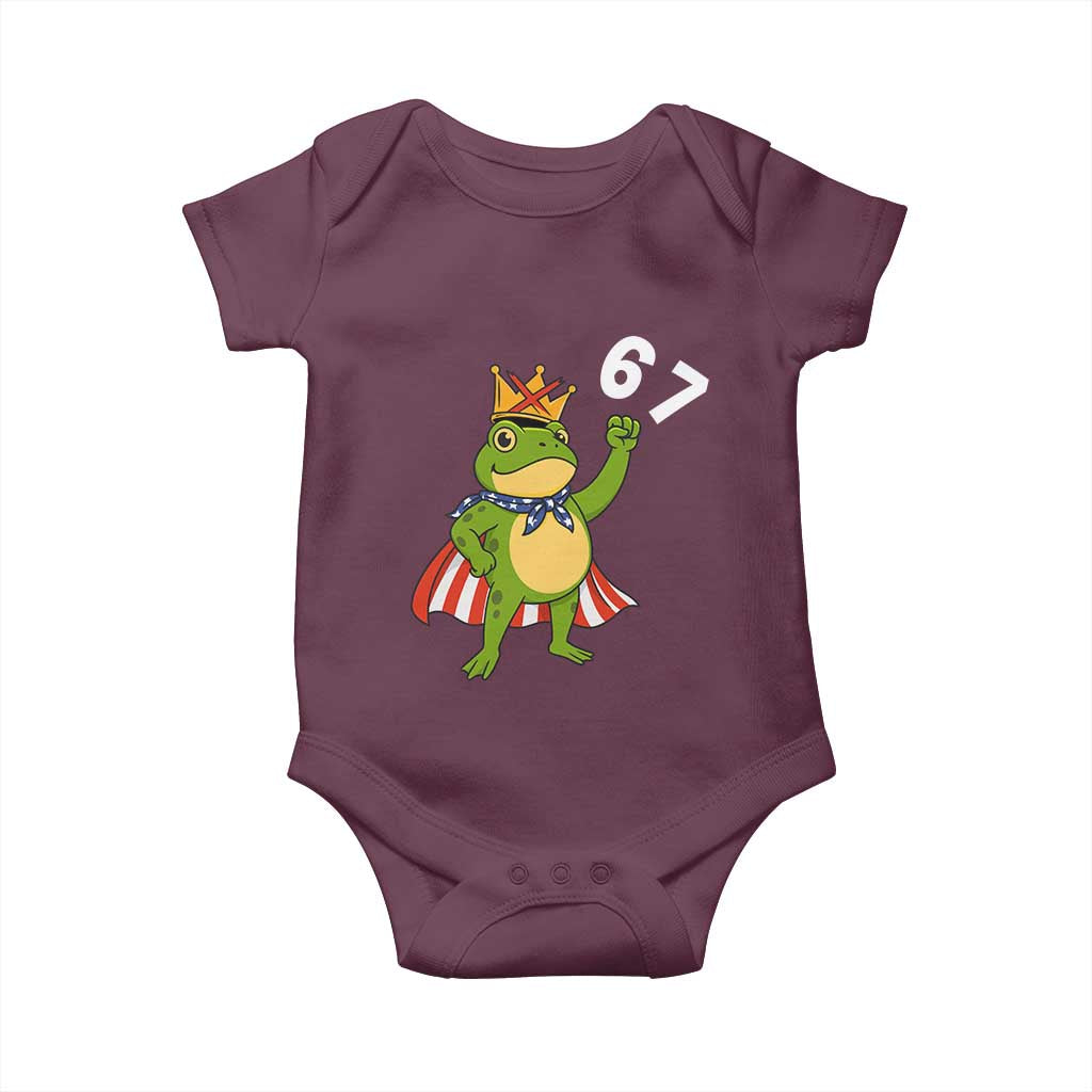 Resist Frog Baby Onesie Super American 67 Six Seven Meme - Wonder Print Shop