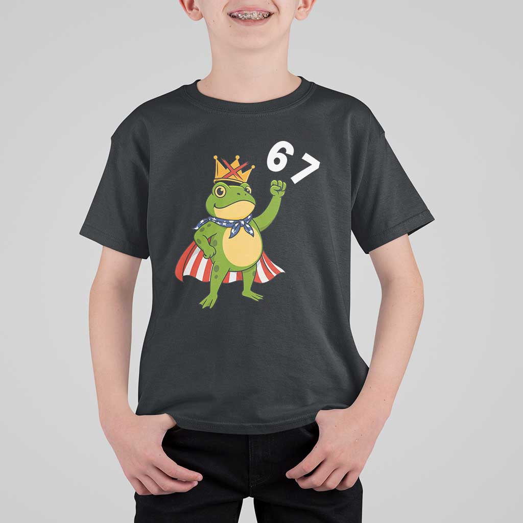 Resist Frog T Shirt For Kid Super American 67 Six Seven Meme - Wonder Print Shop