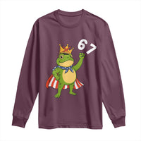 Resist Frog Long Sleeve Shirt Super American 67 Six Seven Meme - Wonder Print Shop