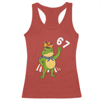 Resist Frog Racerback Tank Top Super American 67 Six Seven Meme - Wonder Print Shop