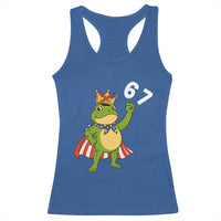 Resist Frog Racerback Tank Top Super American 67 Six Seven Meme - Wonder Print Shop