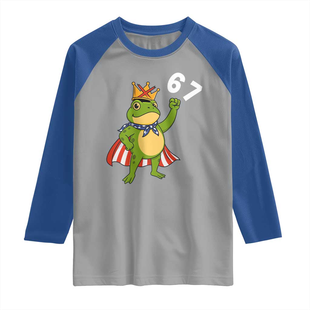 Resist Frog Raglan Shirt Super American 67 Six Seven Meme - Wonder Print Shop