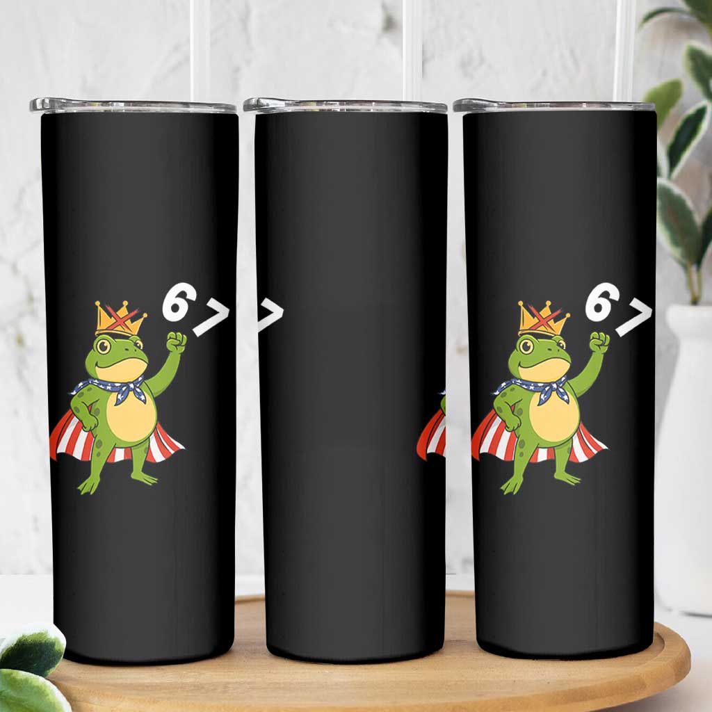 Resist Frog Skinny Tumbler Super American 67 Six Seven Meme - Wonder Print Shop