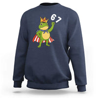 Resist Frog Sweatshirt Super American 67 Six Seven Meme - Wonder Print Shop