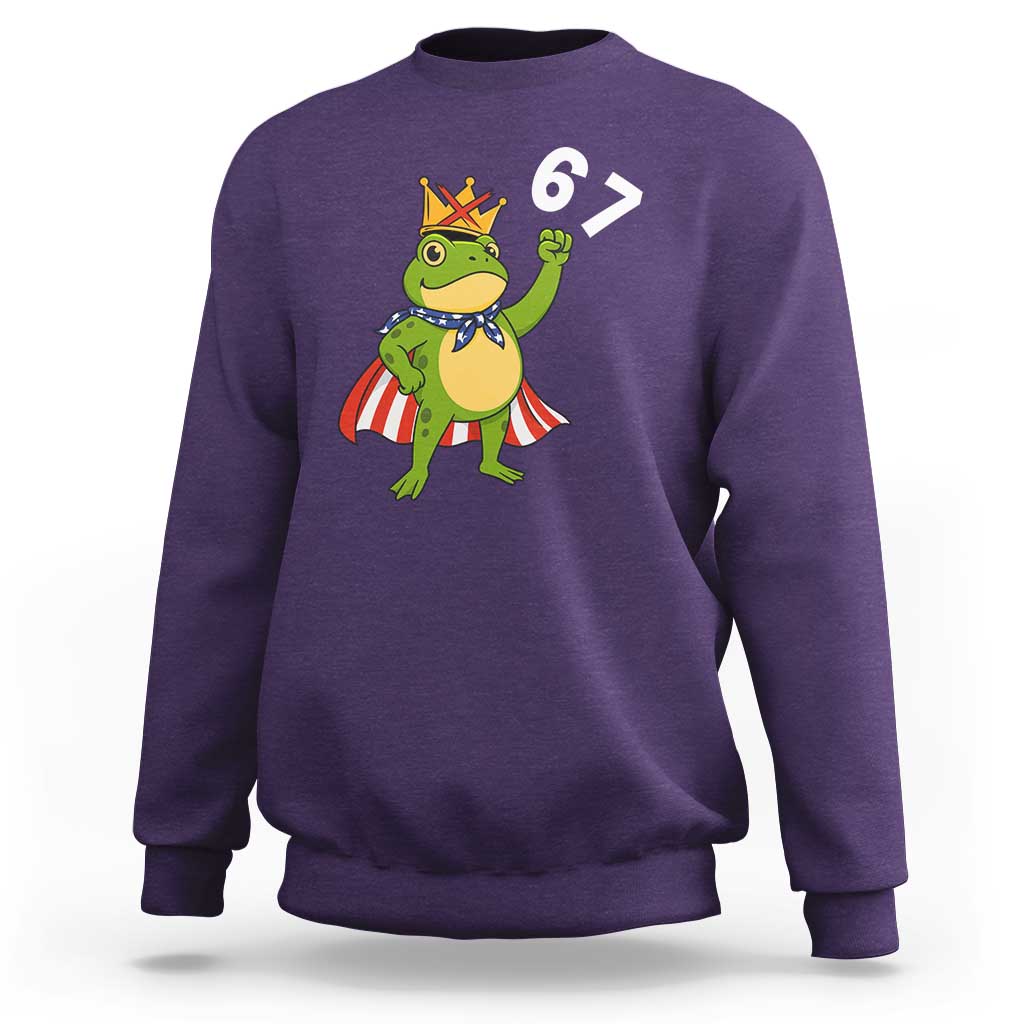 Resist Frog Sweatshirt Super American 67 Six Seven Meme - Wonder Print Shop