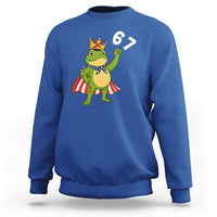 Resist Frog Sweatshirt Super American 67 Six Seven Meme - Wonder Print Shop