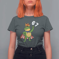 Resist Frog T Shirt For Women Super American 67 Six Seven Meme - Wonder Print Shop