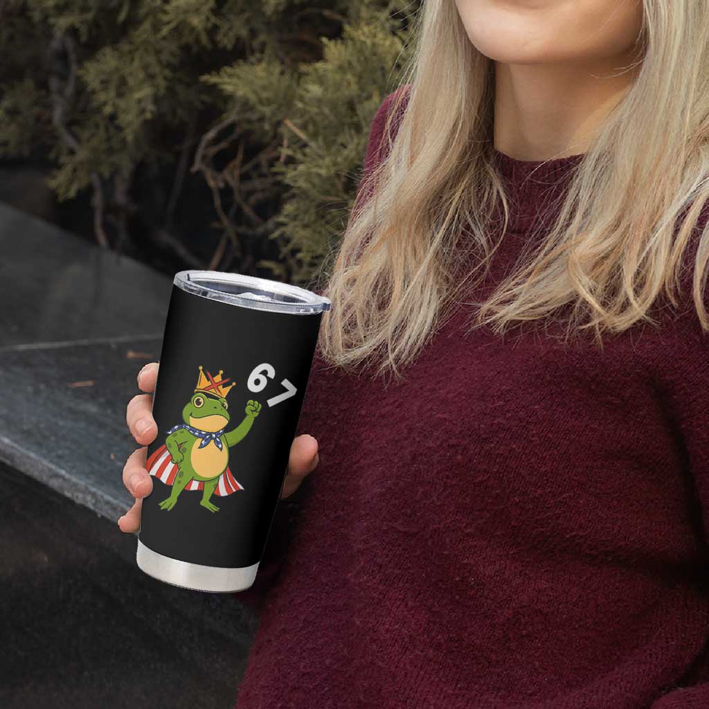 Resist Frog Tumbler Cup Super American 67 Six Seven Meme - Wonder Print Shop