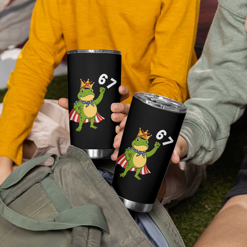 Resist Frog Tumbler Cup Super American 67 Six Seven Meme - Wonder Print Shop