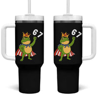 Resist Frog Tumbler With Handle Super American 67 Six Seven Meme - Wonder Print Shop