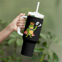 Resist Frog Tumbler With Handle Super American 67 Six Seven Meme - Wonder Print Shop