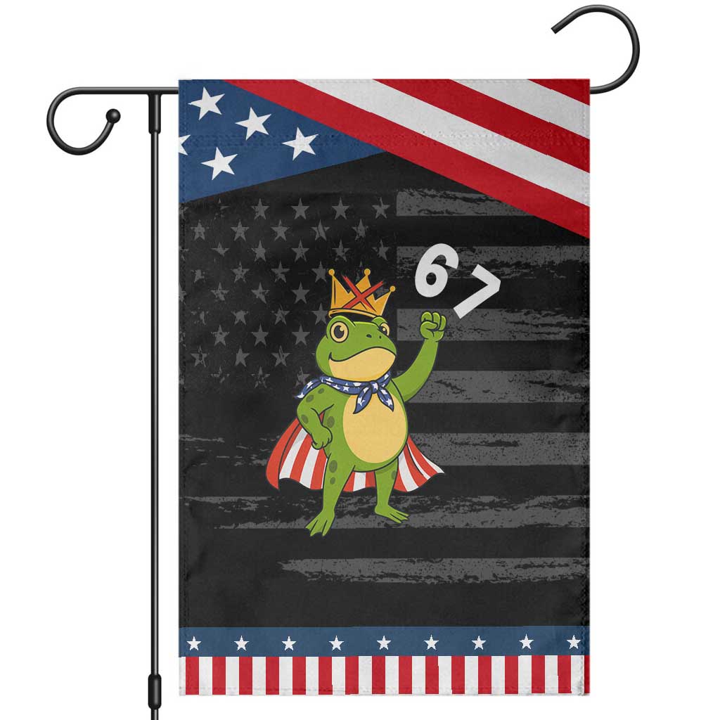 Resist Frog Garden Flag Super American 67 Six Seven Meme